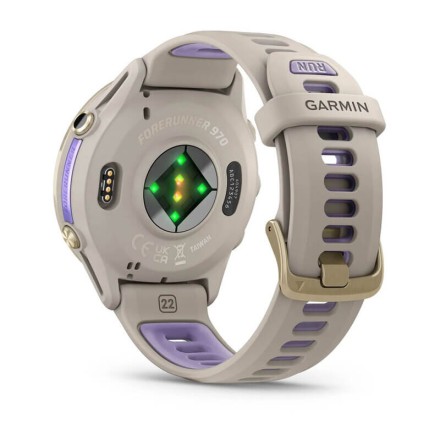 Часы Garmin ForeRunner 970, 47mm (Soft Gold Titanium/French Grey)