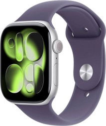 Apple Watch Series 11, 46 mm, Sport Band (пурпурный туман), размер M/L