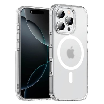 Чехол накладка для iPhone 16 Pro Max Gurdini Alba Series Protective with Magsafe (прозрачный матовый)