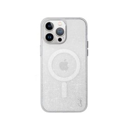 Чехол для iPhone 15 Pro Max Uniq Coehl Lumino MagSafe (серебристый)