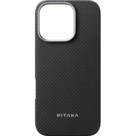 Чехол для iPhone 16 Pro Max Pitaka Ultra-Slim Case (черный)